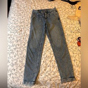 Woman’s Extra Long Mom Jeans
